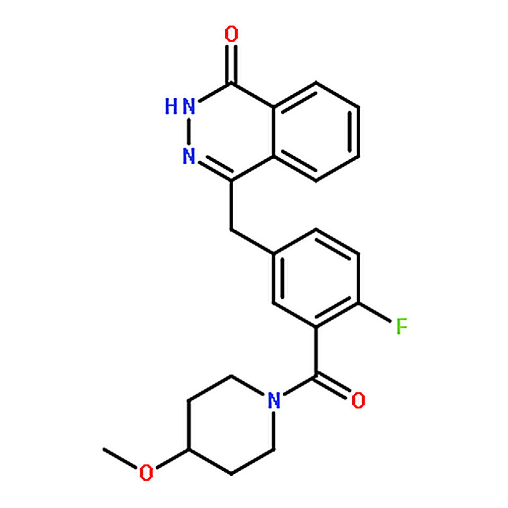 RHAWN 4-[[4-fluoro-3-(4-methoxypiperidine-1-carbonyl)phenyl]methyl]-2H-phthalazin-1-one