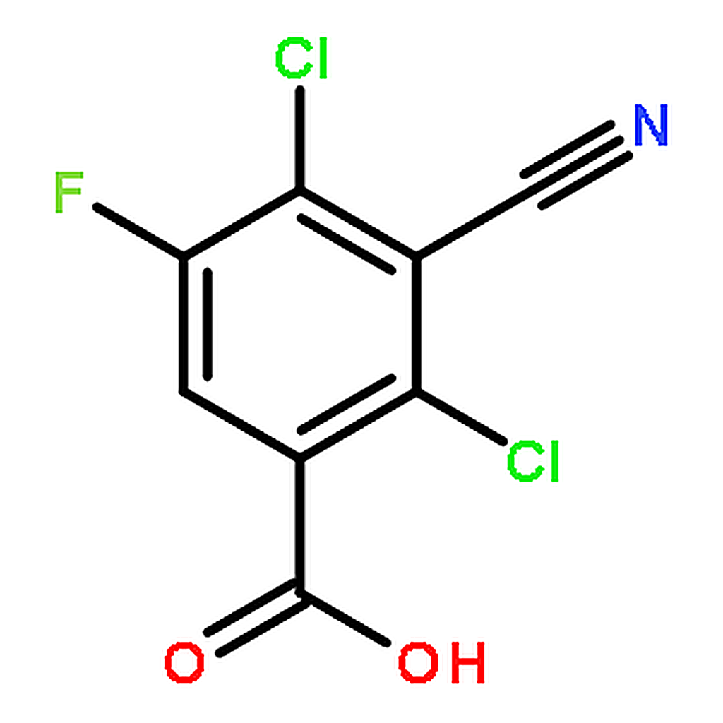 RHAWN 2，4-Dichloro-3-cyano-5-fluorobenzoic acid