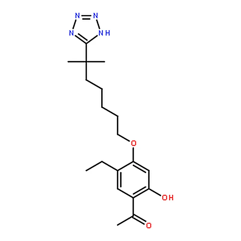 RHAWN 1-(5-Ethyl-2-hydroxy-4-((6-methyl-6-(2H-tetrazol-5-yl)heptyl)oxy)phenyl)ethan-1-one