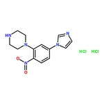 RHAWN 1-(5-(1H-Imidazol-1-yl)-2-nitrophenyl)piperazine dihydrochloride