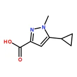 RHAWN 5-Cyclopropyl-1-methyl-1H-pyrazole-3-carboxylic acid