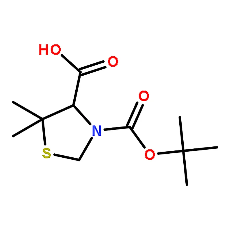 RHAWN (R)-3-(tert-Butoxycarbonyl)-5,5-dimethylthiazolidine-4-carboxylic acid