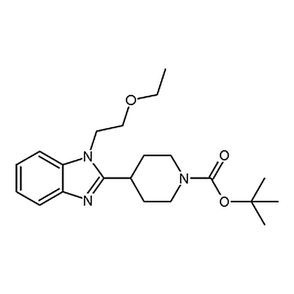 RHAWN tert-Butyl 4-(1-(2-ethoxyethyl)-1H-benzo[d]imidazol-2-yl)piperidine-1-carboxylate