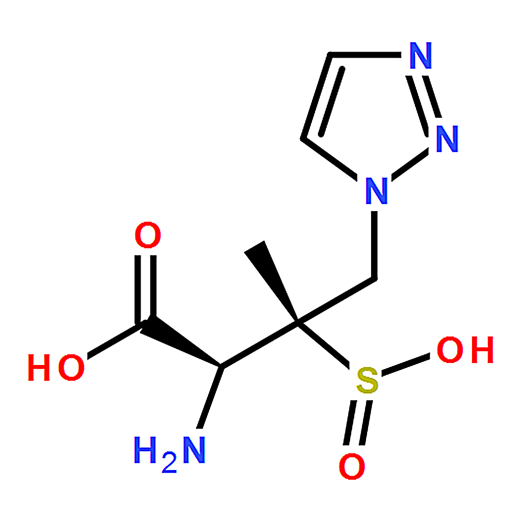 RHAWN 2-Amino-3-methyl-3-sulfino-4-(1H-1,2,3-triazol-1-yl)butanoic acid