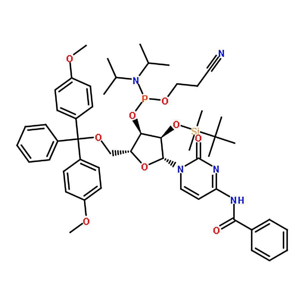 RHAWN (2R,3R,4R,5R)-5-(4-Benzamido-2-oxopyrimidin-1(2H)-yl)-2-((bis(4-methoxyphenyl)(phenyl)methox