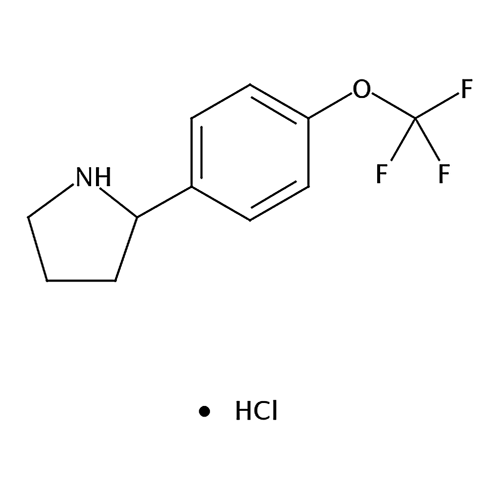 RHAWN 2-(4-(Trifluoromethoxy)phenyl)pyrrolidine hydrochloride