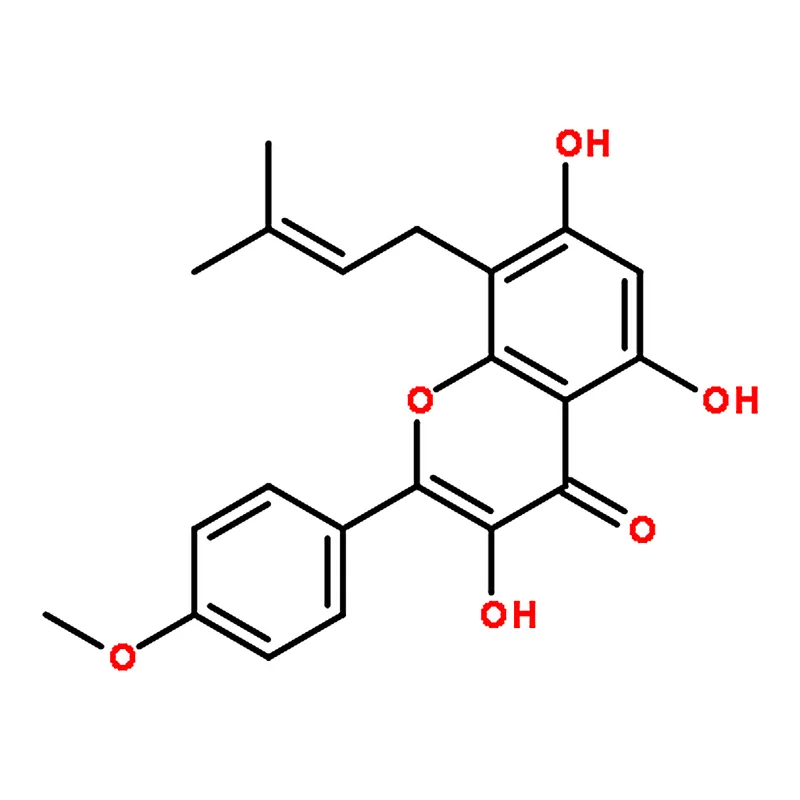 RHAWN 3,5,7-trihydroxy-2-(4-methoxyphenyl)-8-(3-methylbut-2-enyl)chromen-4-one