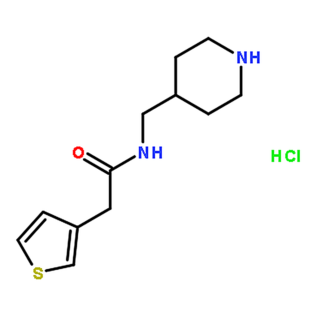 RHAWN N-Piperidin-4-ylmethyl-2-thiophen-3-yl-acetamidehydrochloride