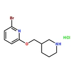 RHAWN 2-Bromo-6-(piperidin-3-ylmethoxy)-pyridinehydrochloride