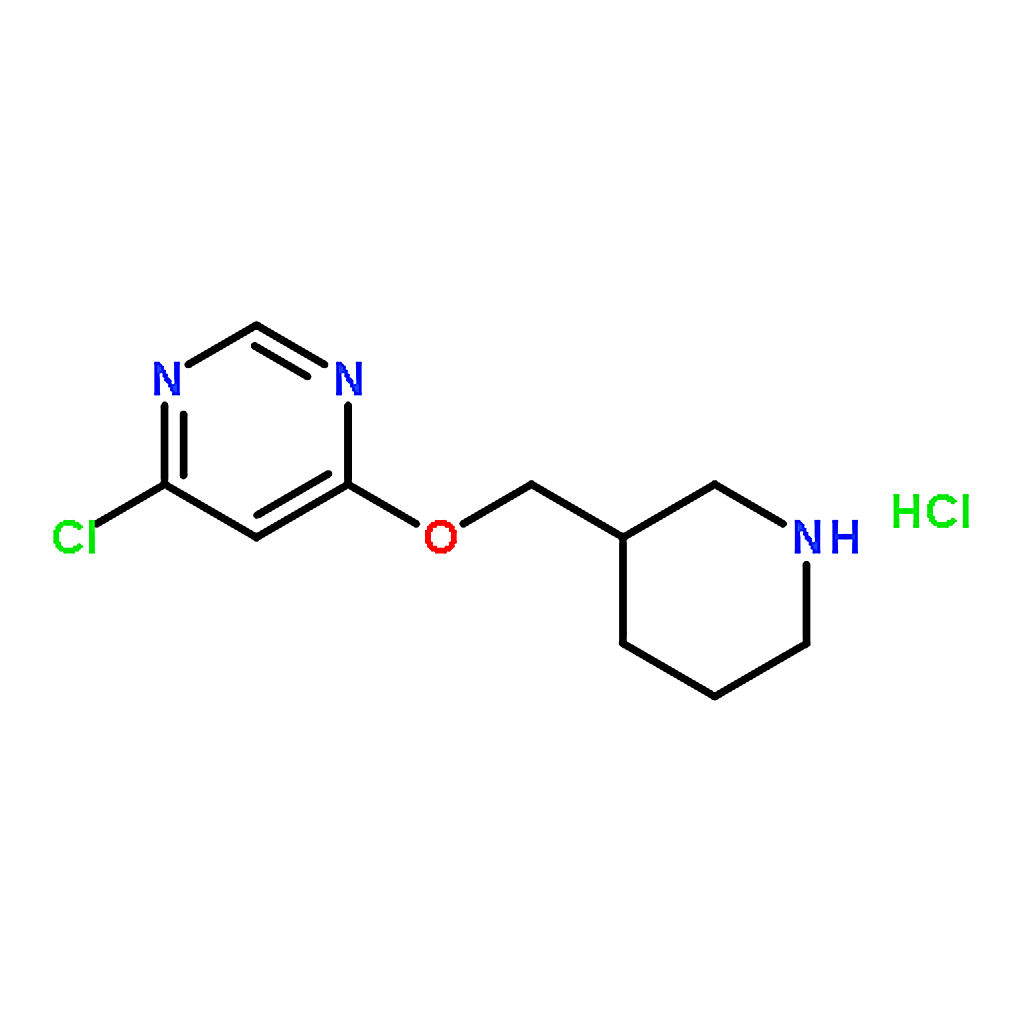 RHAWN 4-Chloro-6-(piperidin-3-ylmethoxy)-pyrimidinehydrochloride