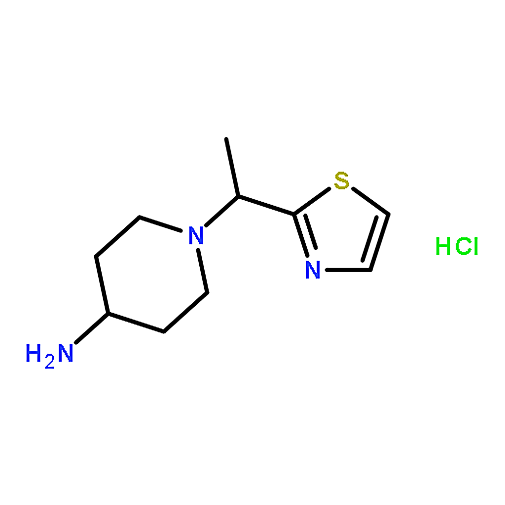 RHAWN 1-(1-Thiazol-2-yl-ethyl)-piperidin-4-ylaminehydrochloride