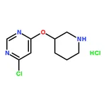 RHAWN 4-Chloro-6-(piperidin-3-yloxy)-pyrimidinehydrochloride