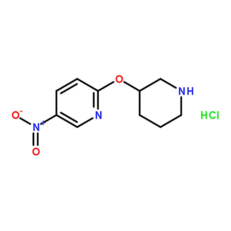 RHAWN 5-Nitro-2-(piperidin-3-yloxy)-pyridinehydrochloride
