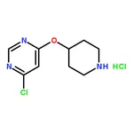 RHAWN 4-Chloro-6-(piperidin-4-yloxy)-pyrimidinehydrochloride