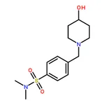 RHAWN 4-((4-Hydroxypiperidin-1-yl)methyl)-N,N-dimethylbenzenesulfonamide
