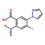 RHAWN 4-Fluoro-5-(1-pyrazolyl)-2-nitrobenzoic Acid