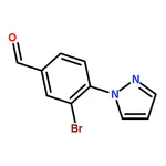 RHAWN 3-Bromo-4-(1-Pyrazolyl)benzaldehyde