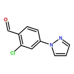 RHAWN 2-Chloro-4-(1H-pyrazol-1-yl)benzaldehyde
