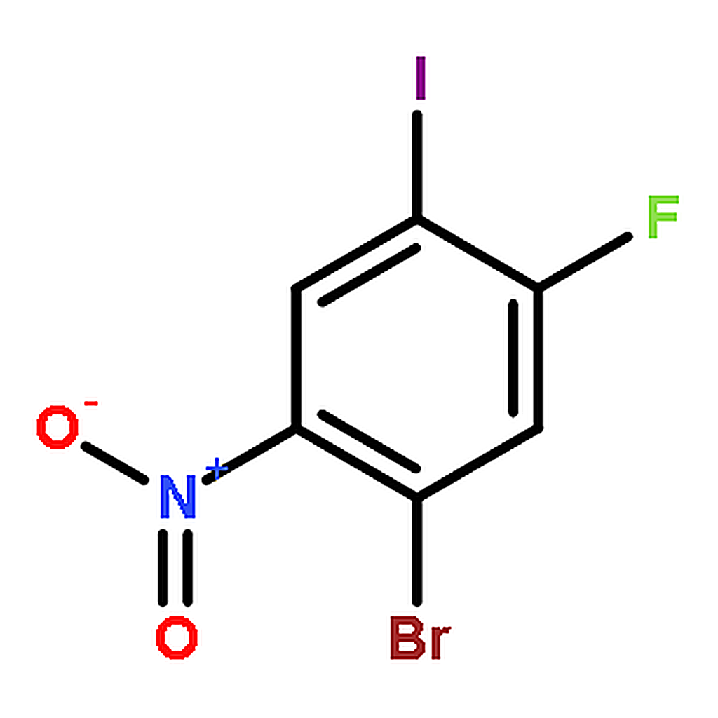 RHAWN 1-Bromo-5-fluoro-4-iodo-2-nitrobenzene
