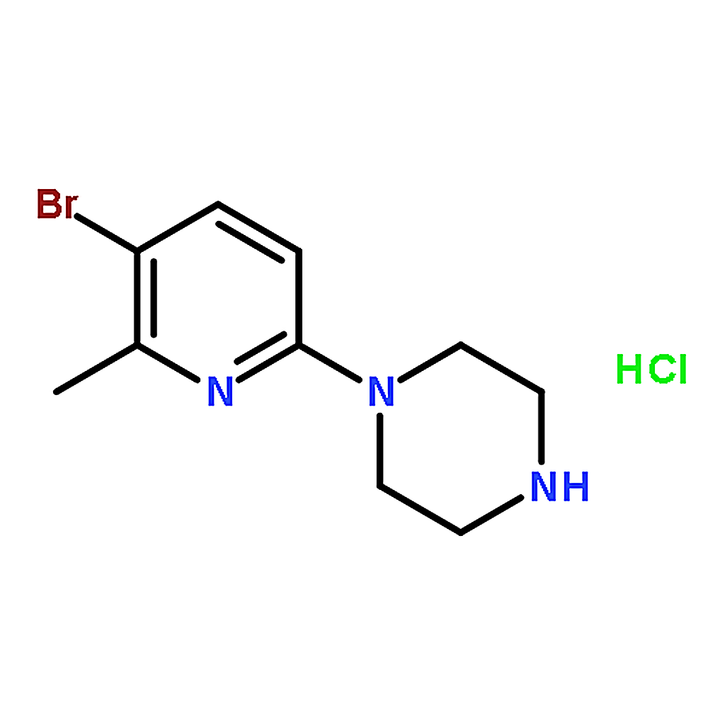 RHAWN 1-(5-Bromo-6-methylpyridin-2-yl)piperazine hydrochloride