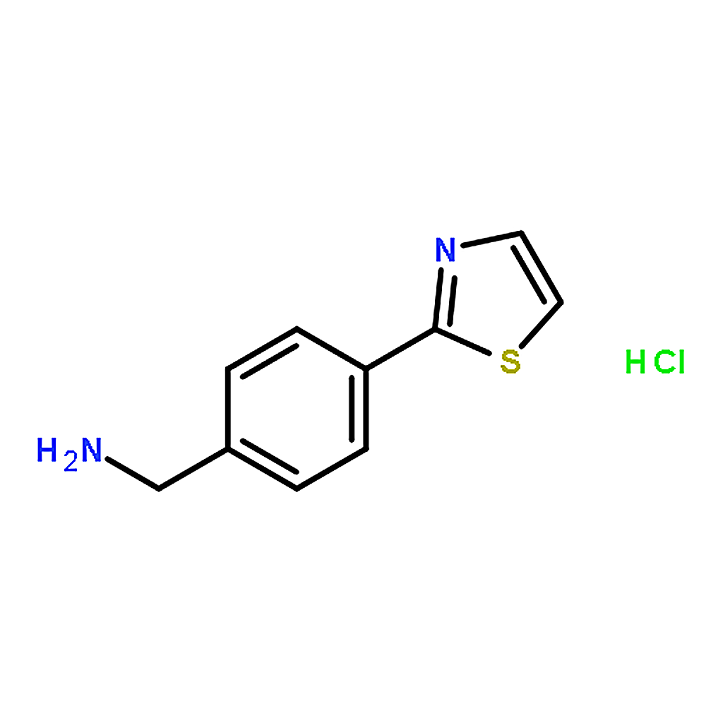 RHAWN (4-(Thiazol-2-yl)phenyl)methanamine hydrochloride