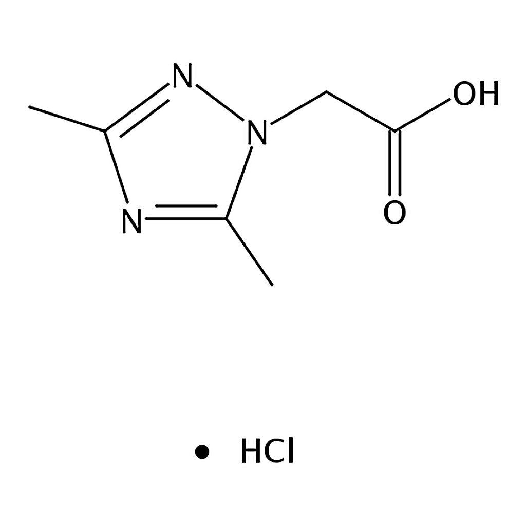 RHAWN 2-(3，5-Dimethyl-1H-1，2，4-triazol-1-yl)acetic acid hydrochloride