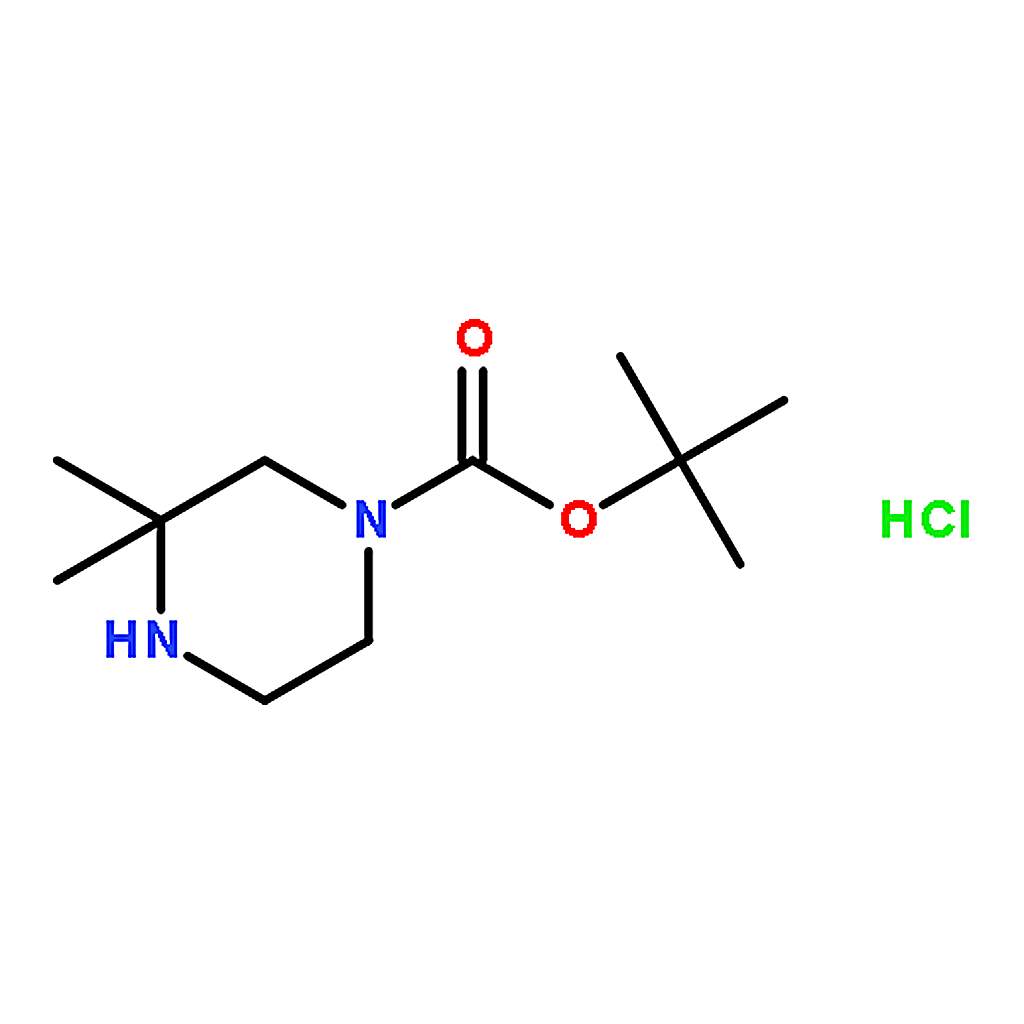 RHAWN Tert-Butyl 3，3-Dimethylpiperazine-1-Carboxylate Hydrochloride