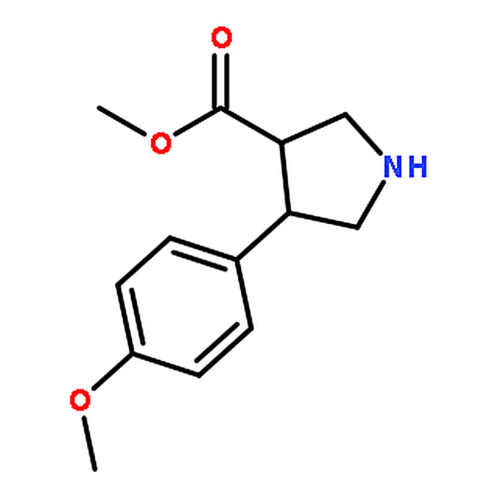 RHAWN Methyl(3S，4R)-4-(4-methoxyphenyl)pyrrolidine-3-carboxylate