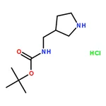 RHAWN tert-Butyl (pyrrolidin-3-ylmethyl)carbamate hydrochloride