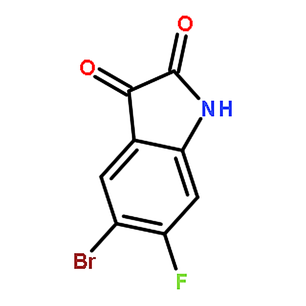 RHAWN 5-Bromo-6-fluoroindoline-2,3-dione