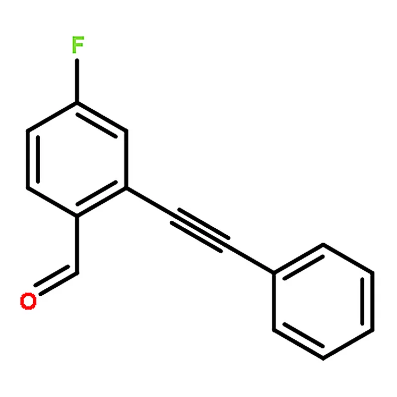 RHAWN 4-Fluoro-2-(phenylethynyl)benzaldehyde
