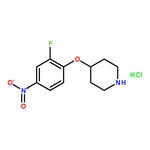 RHAWN 4-(2-Fluoro-4-nitrophenoxy)piperidine hydrochloride