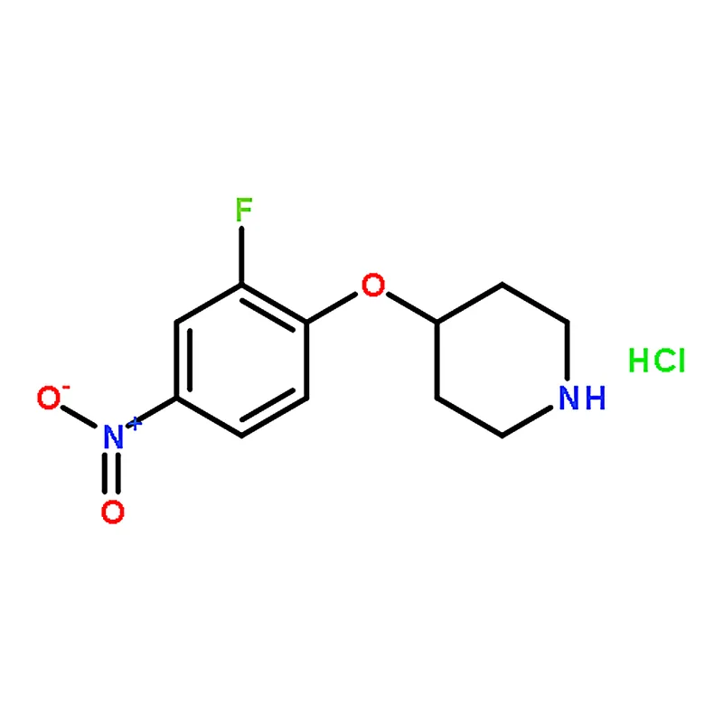 RHAWN 4-(2-Fluoro-4-nitrophenoxy)piperidine hydrochloride
