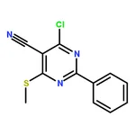 RHAWN 4-Chloro-6-(methylthio)-2-phenylpyrimidine-5-carbonitrile