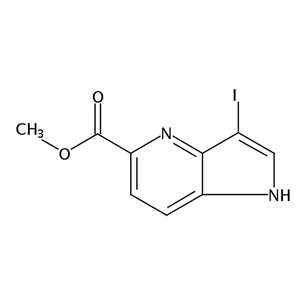 RHAWN Methyl 3-iodo-1H-pyrrolo[3,2-b]pyridine-5-carboxylate