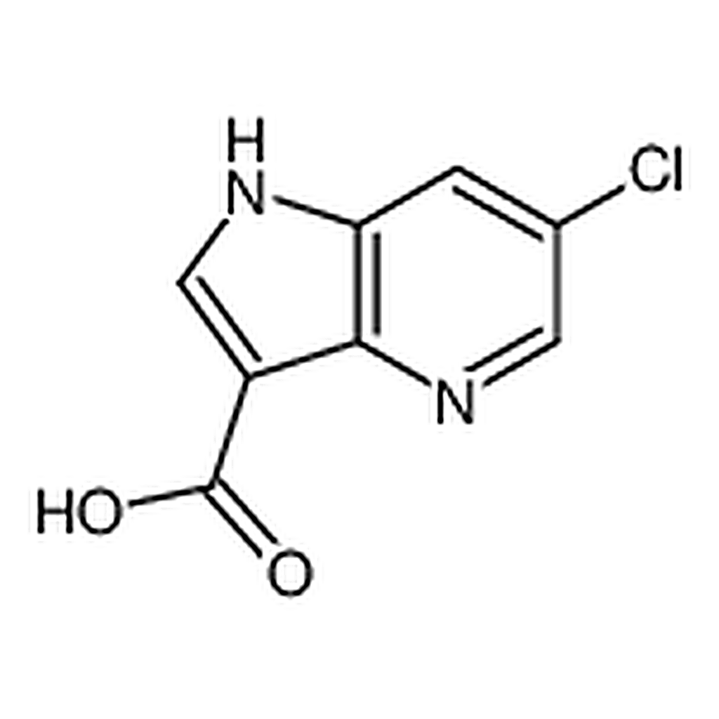 RHAWN 6-Chloro-1H-pyrrolo[3,2-b]pyridine-3-carboxylic acid