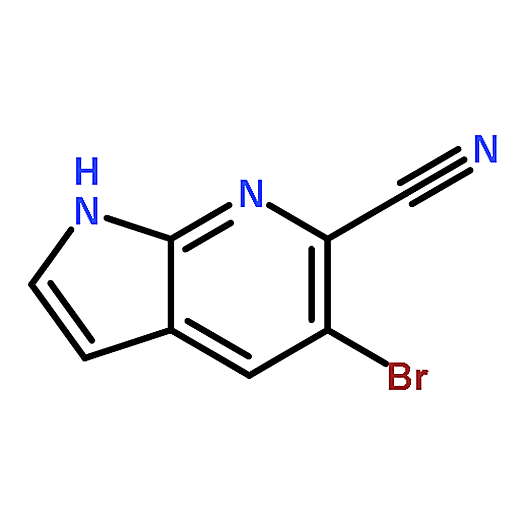 RHAWN 5-Bromo-1H-pyrrolo[2，3-b]pyridine-6-carbonitrile