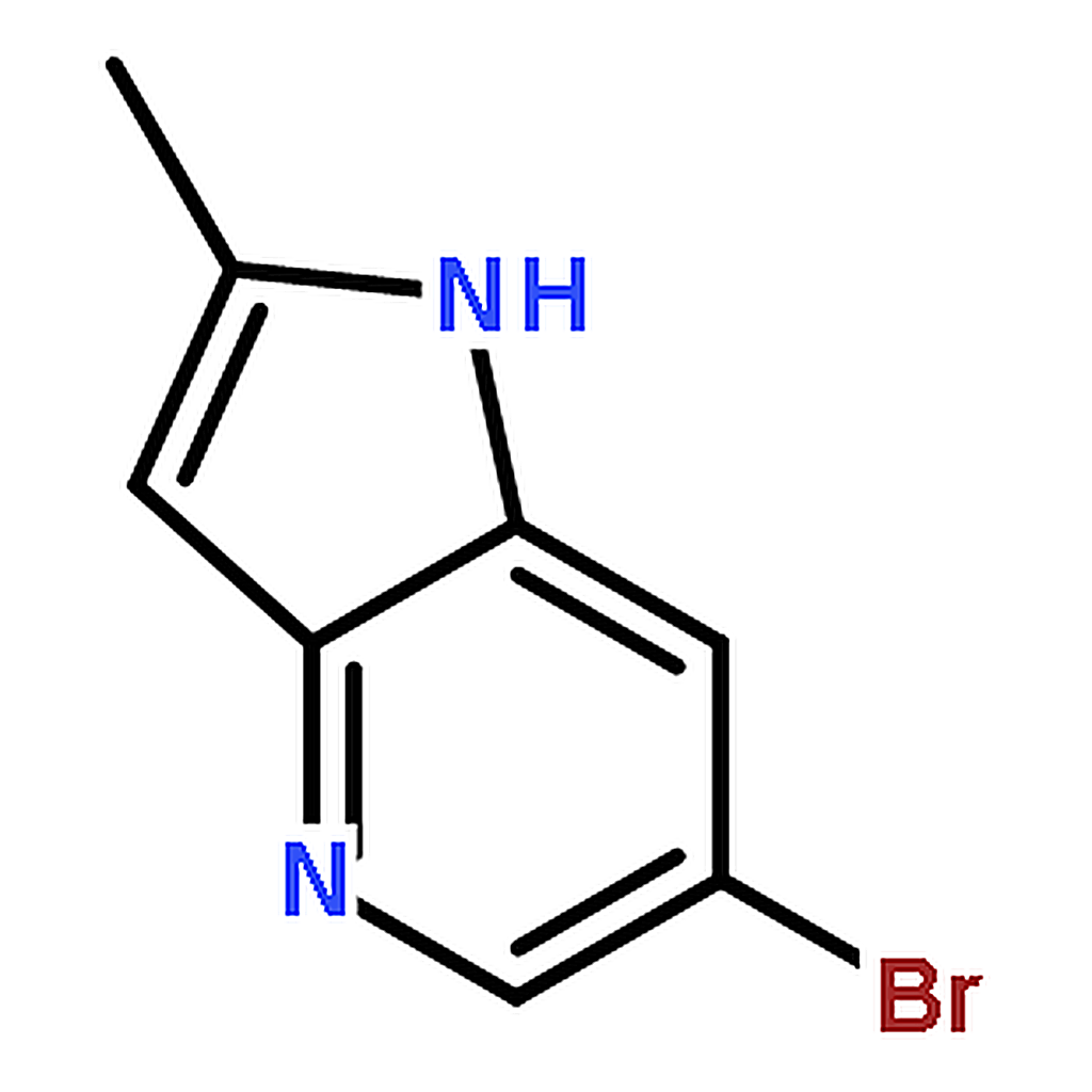 RHAWN 6-Bromo-2-methyl-1H-pyrrolo[3,2-b]pyridine