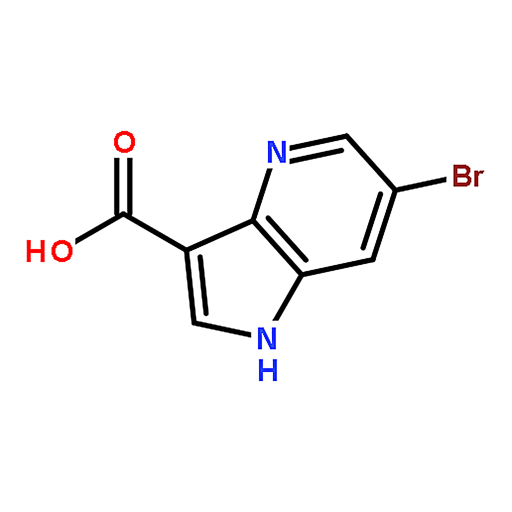 RHAWN 6-Bromo-1H-pyrrolo[3，2-b]pyridine-3-carboxylic acid