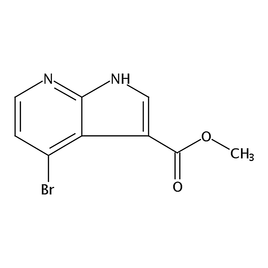 RHAWN Methyl 4-bromo-1H-pyrrolo[2,3-b]pyridine-3-carboxylate