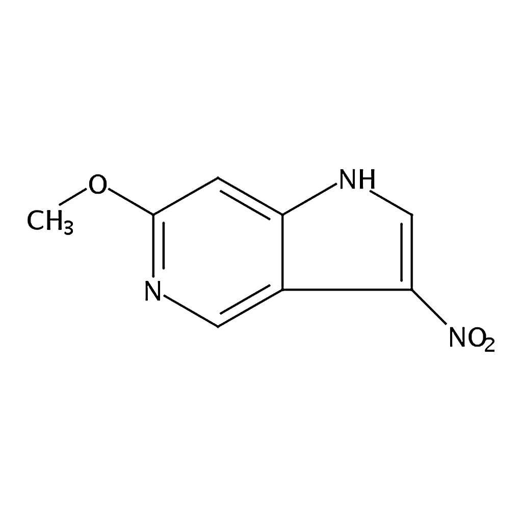 RHAWN 6-Methoxy-3-nitro-1H-pyrrolo[3,2-c]pyridine