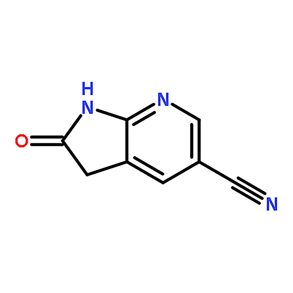 RHAWN 2-Oxo-2,3-dihydro-1H-pyrrolo[2,3-b]pyridine-5-carbonitrile