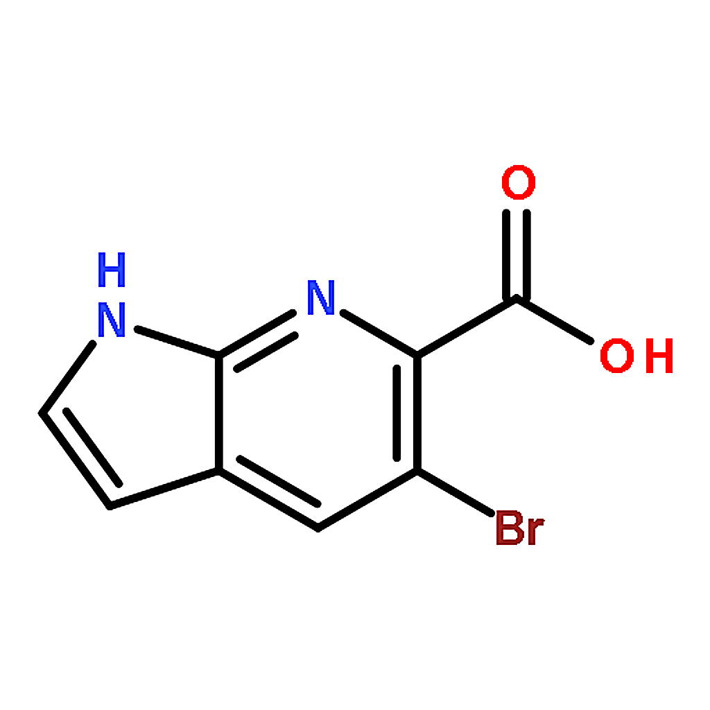 RHAWN 5-Bromo-1H-pyrrolo[2，3-b]pyridine-6-carboxylic acid