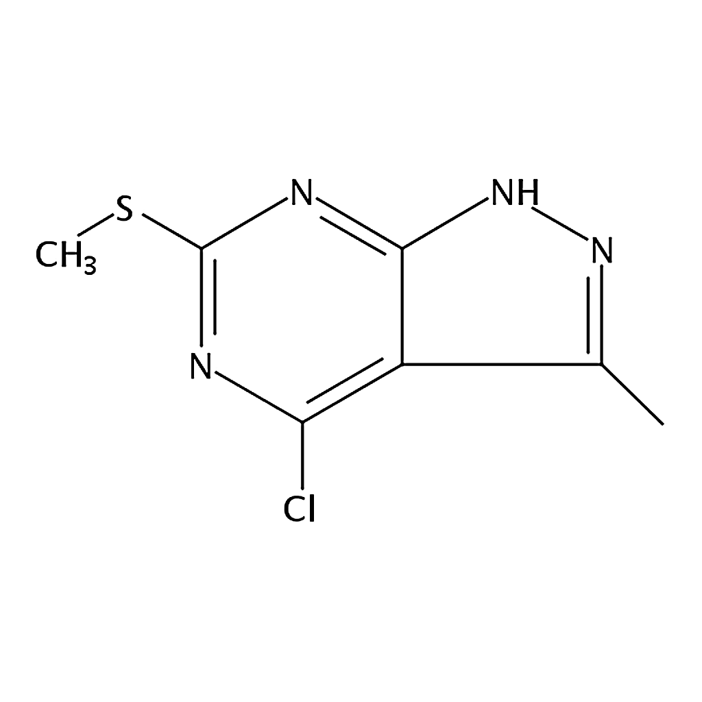RHAWN 4-Chloro-3-methyl-6-(methylthio)-1H-pyrazolo[3,4-d]pyrimidine