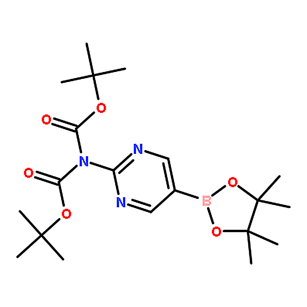 RHAWN Imidodicarbonic acid, 2-[5-(4,4,5,5-tetramethyl-1,3,2-dioxaborolan-2-yl)-2-pyrimidinyl]-, 1,