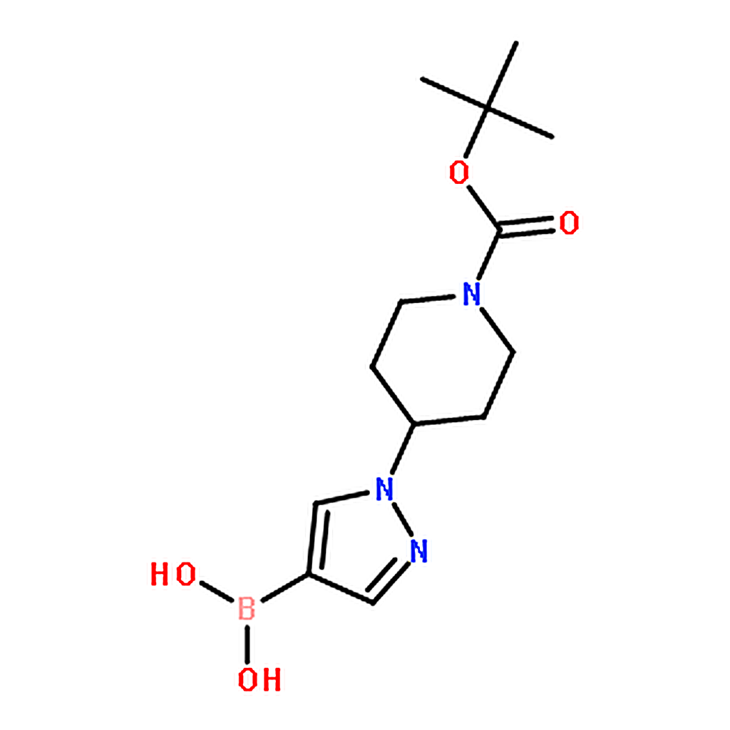 RHAWN (1-(1-(Tert-Butoxycarbonyl)piperidin-4-yl)-1H-pyrazol-4-yl)boronic acid