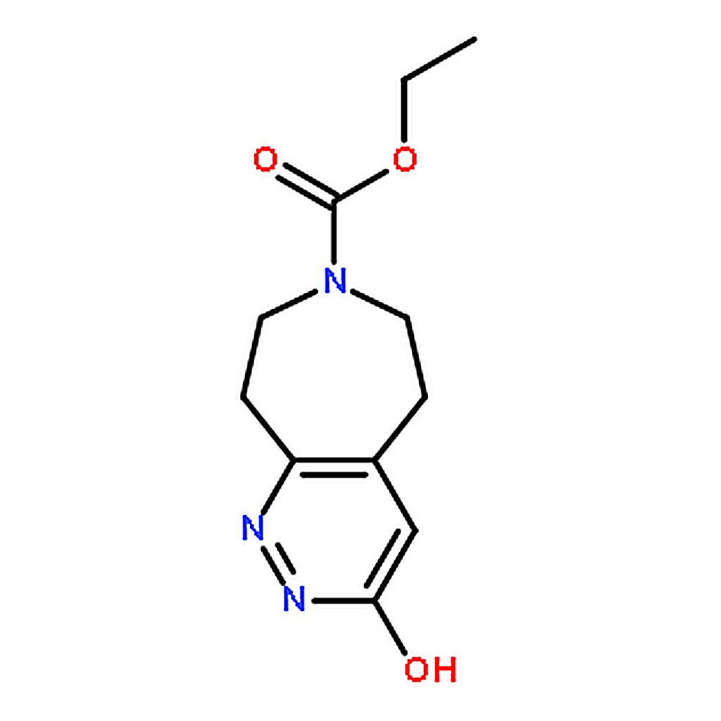 RHAWN Ethyl 3-hydroxy-8，9-dihydro-5H-pyridazino[3，4-d]azepine-7(6H)-carboxylate