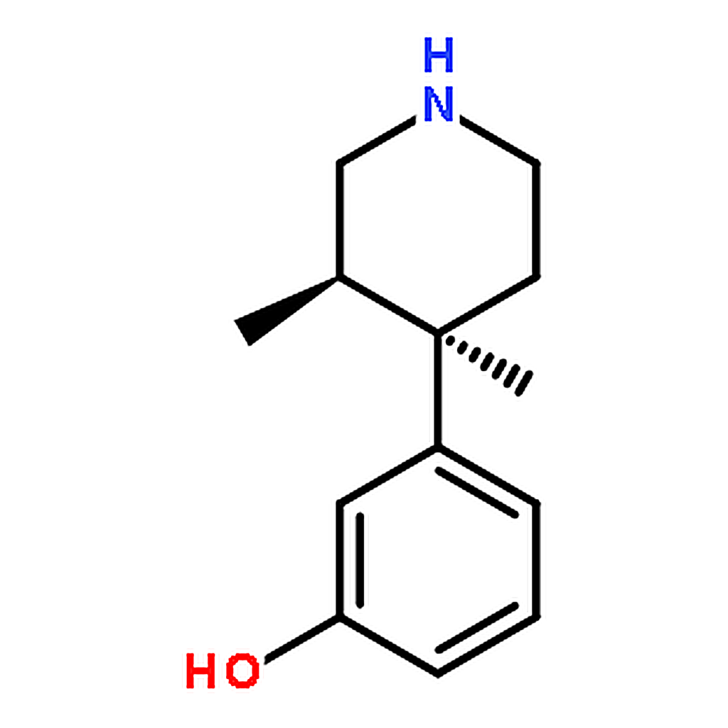 RHAWN 3-[(3<i>R</i>,4<i>R</i>)-3,4-Dimethylpiperidin-4-yl]phenol