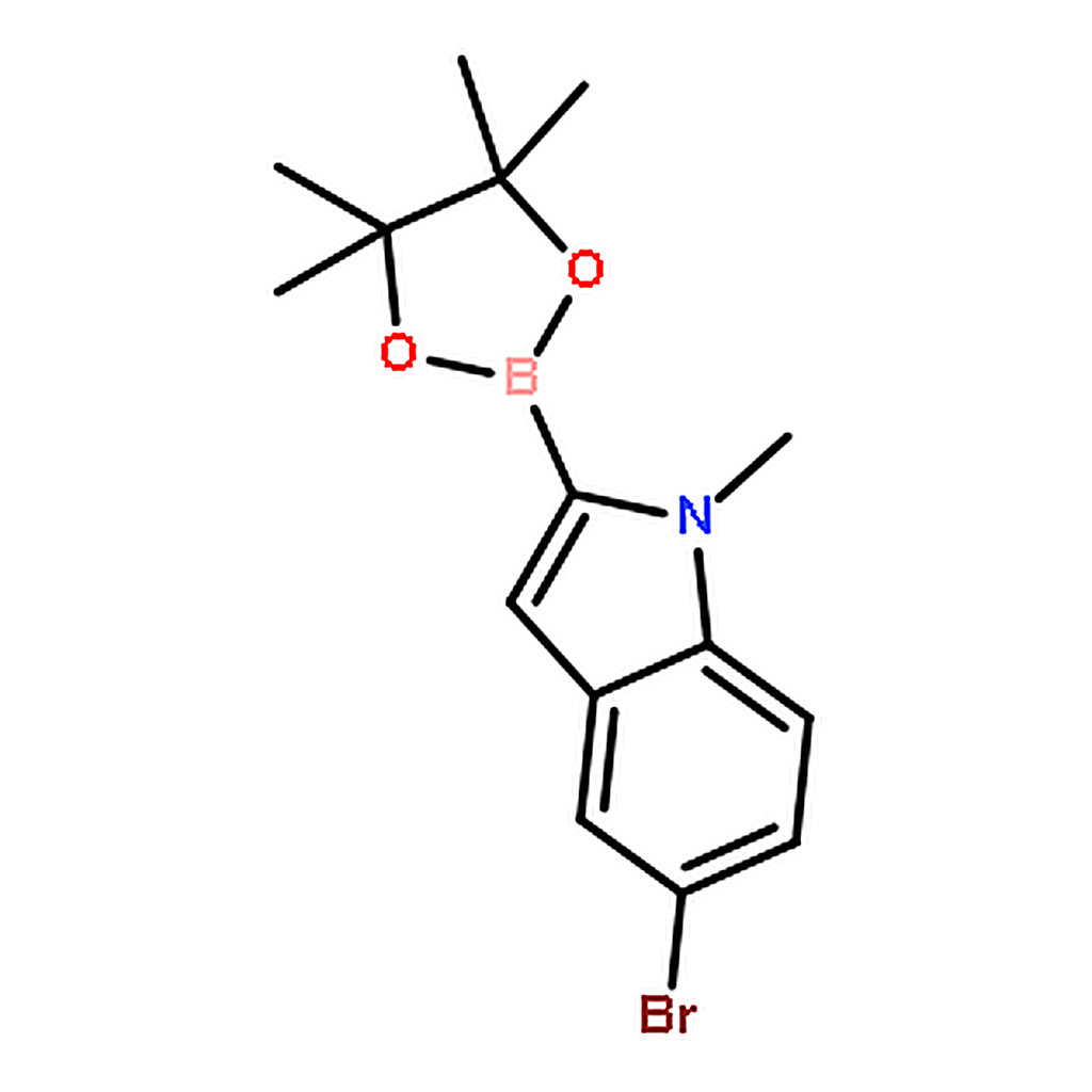 RHAWN 5-Bromo-1-methyl-2-(4,4,5,5-tetramethyl-1,3,2-dioxaborolan-2-yl)-1H-indole