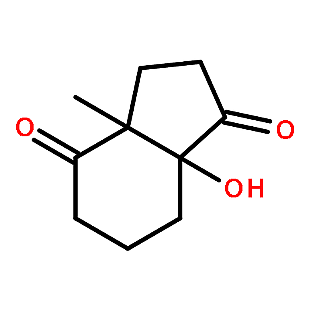 RHAWN (÷)-cis-6-Hydroxy-1-methylbicyclo[4.3.0]nonane-2，7-dione